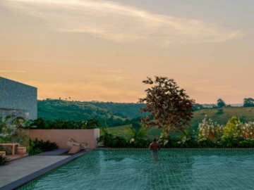 Piscina vista panormica