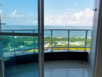 Varanda vista da sala