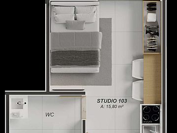 Planta do Studio 103